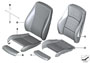 Image of Sports seat upholstery parts image for your 1991 BMW M3   