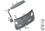 Image of Cover, catch bracket. SCHWARZ image for your 2016 BMW M6   