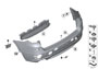 Image of Cover, bumper, rear. X-LINE image for your BMW X3  