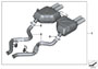 Image of Intermediate pipe, muffler system, right. E9X M3 image for your BMW M3  