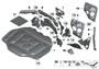 Image of Sealing, engine compartment right image for your 2018 BMW X2  28iX 