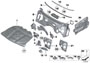 Image of Cover plate, firewall image for your 1996 BMW