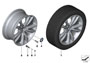 Image of Disc wheel, light alloy, reflex-silber. 8,5JX19 ET:33 image for your BMW