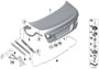 Image of LEFT TRUNK LID HINGE image for your BMW
