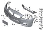 Image of Cover, tow fitting, front, primed. M image for your 2011 BMW 135i   