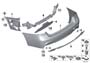 Image of Bumper trim panel, primed, rear. M image for your 1995 BMW