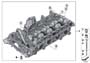 Image of CYLINDER HEAD WITH VALVE GEAR. ZYL. 1-4 image for your BMW