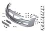 Image of Trim cover, bumper, primed, front. M/US/SRA/PDC/SV image for your BMW