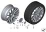 Image of Disk wheel light alloy dekor silver 2. 8,5JX20 ET:33 image for your 2015 BMW 640iX   