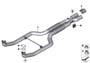Image of Exhaust pipes with primary silencer image for your 2003 BMW 530i   