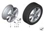 Image of Gloss-turned light alloy rim. 8,5JX20 ET:47 image for your BMW 330iX  