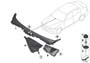 Image of Left apron cover. LHD image for your BMW 330iX  