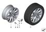 Image of Disc wheel, light alloy, reflex-silber. 8JX18 ET:34 image for your BMW 330iX  