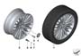 Image of Disc wheel, light alloy, Reflexsilber. 8JX18 ET:34 image for your BMW 330iX  