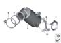 Image of Holder catalytic converter near engine image for your 2008 BMW M6   