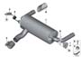 Image of Rear muffler with exhaust flap image for your BMW 440iX  