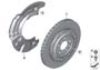 Image of Carbon ceramic brake rotor, left. 396X26 image for your 2009 BMW M3   