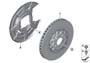 Image of Carbon ceramic brake rotor, left. 410X38 image for your 1994 BMW M3   