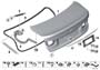 Image of Tension spring, trunk lid/tailgate image for your 2013 BMW 328iX   