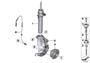 Image of Wheel hub with bearing, front. M12X1,25 image for your BMW