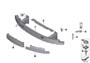 Image of BRACKET EXTERIOR image for your 2004 BMW 645Ci   