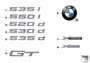 Image of Inscription, side. MODERN LINE image for your BMW 320i  