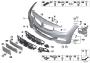 Image of Trim cover, bumper, primed, front. US image for your BMW