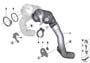 Image of RP catalytic conv.close to the engine. ZYL.1-4 image for your BMW