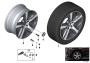 Image of Disc wheel light alloy Orbit gray right. 9JX19 ET:48 image for your 2017 BMW X5   