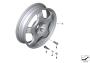 Image of Emergency wheel, light alloy. 5BX19 ET:-2 image for your BMW X5  