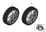 Image of RDCi wheel & tire, winter, black. 155/70R19 88Q image for your 2018 BMW 530e   