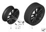 Image of Disk wheel, light-alloy, black matt. 8JX20 ET:36 image for your 2017 BMW 440iX   