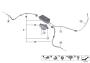 Image of Bowden cable, parking brake, right image for your 2016 BMW X6  50iX 