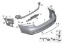 Image of Reinforcement for bumper, rear lower image for your 2024 BMW 430iX   