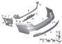 Image of Guide for bumper, side, right image for your 2012 BMW Hybrid 5   