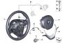 Image of Sport steering wheel, leather. OYSTER DUNKEL image for your 2002 BMW 330i   