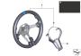 Image of Steering wheel. M PERFORMANCE image for your 2018 BMW 328dX   