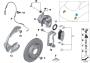 Image of Repair kit, brake pads asbestos-free image for your 2020 BMW 540i   
