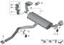 Image of Rear muffler with exhaust flap image for your 2005 BMW X5   
