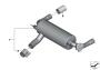 Image of M Performance muffler. F22N55 image for your 1995 BMW