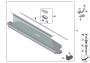 Image of Cover,susp. loop f dividing net, lft. GRAU image for your 2016 BMW X5 M  