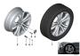 Image of Disk wheel, light alloy, in Orbitgrey. 7,5JX18 ET:45 image for your 2009 BMW 328i   