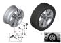 Image of Disc wheel, light alloy, reflex-silber. 7,5JX17 ET:37 image for your BMW 340i  