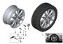 Image of Disk wheel, light alloy, in Orbitgrey. 8JX18 ET34 image for your 2019 BMW 330e   