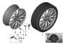 Image of Module élect. roue RDCi a. valve vissée image for your 2018 BMW X5   