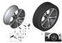 Image of Disk wheel, light alloy, in Orbitgrey. 8JX19 ET:36 image for your 2020 BMW 330e   
