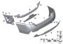Image of Reinforcement for bumper, rear lower. M-PAKET image for your 2018 BMW 740eX   