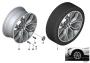 Image of Disc wheel, light alloy, Reflexsilber. 8,5JX19 ET:38 image for your 2015 BMW X5   