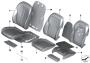 Image of Heater element Comfort backrest perforat image for your 2018 BMW 750i   