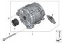 Image of RP alternator. BOSCH 250A image for your BMW 440i  